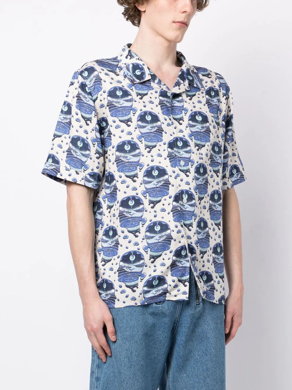 Graphic-Print Short-Sleeve Shirt