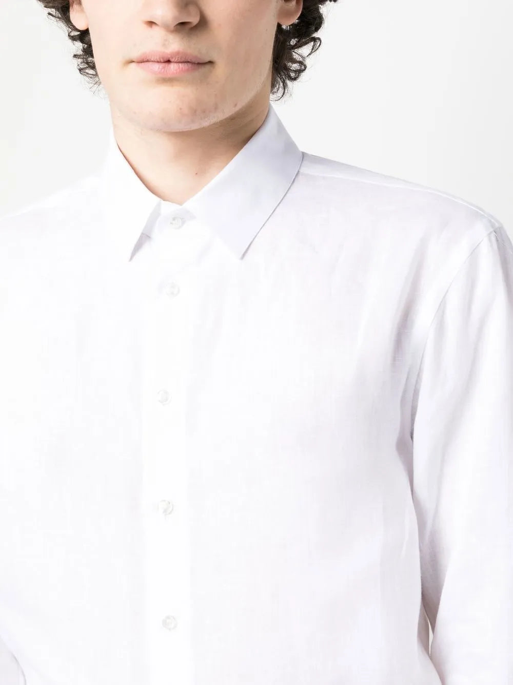 Button-Up Linen Shirt