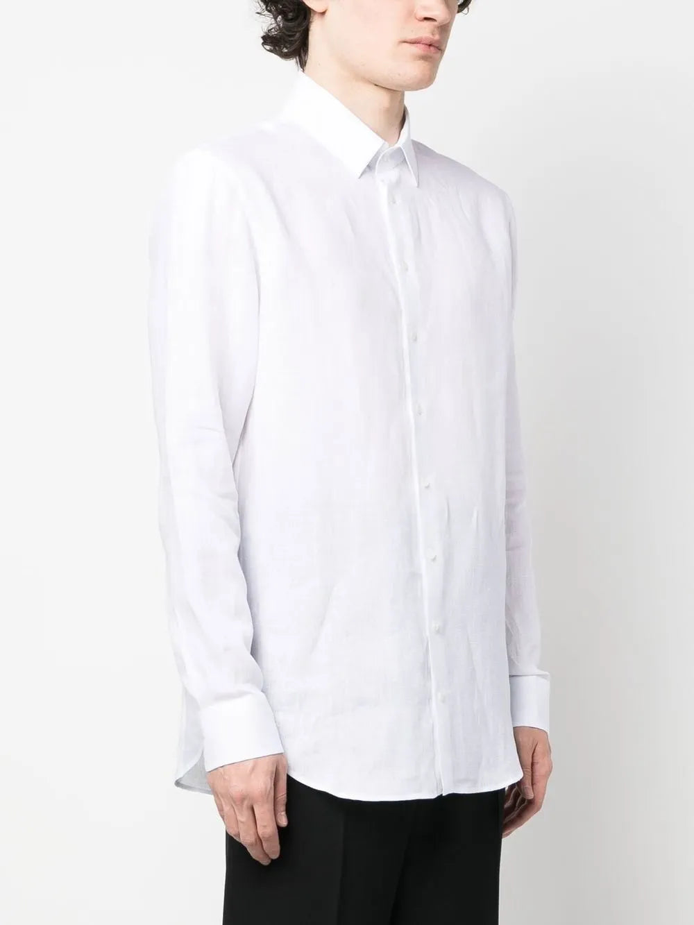 Button-Up Linen Shirt