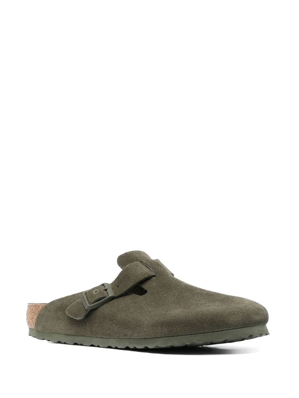 Suede Leather Slip-On Slippers