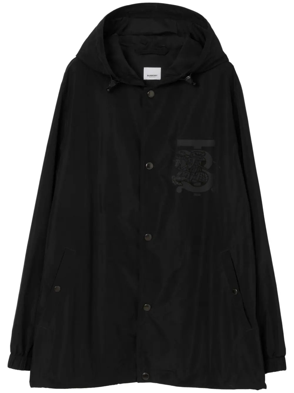 Chest Logo-Print Hooded Jacket