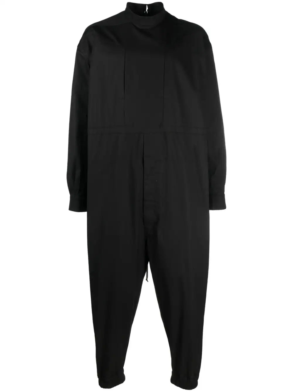 High-Neck Balloon-Fit Jumpsuit