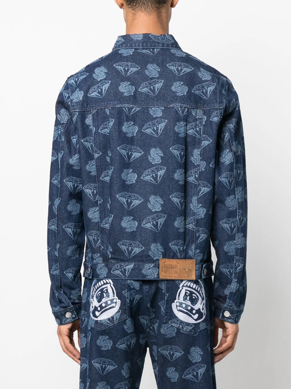 Graphic-Print Denim Jacket