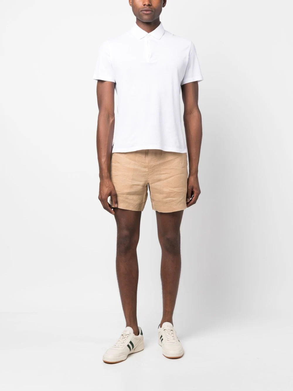 Logo-Patch Thigh-Length Shorts