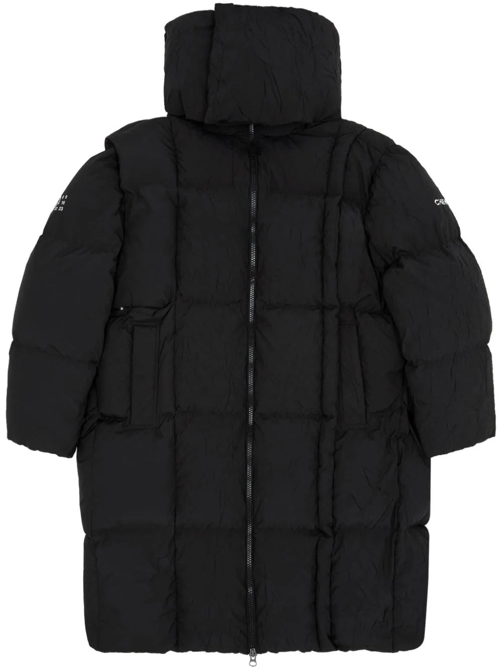 X Chen Peng High-Neck Padded Coat