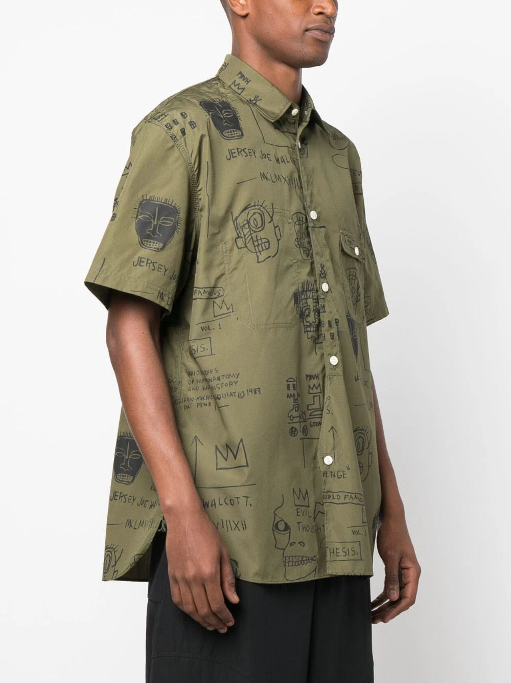 Graphic-Print Short-Sleeve Shirt