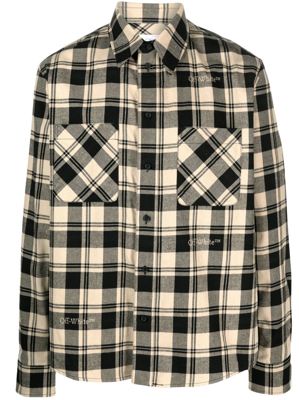 Check-Print Flannel Shirt