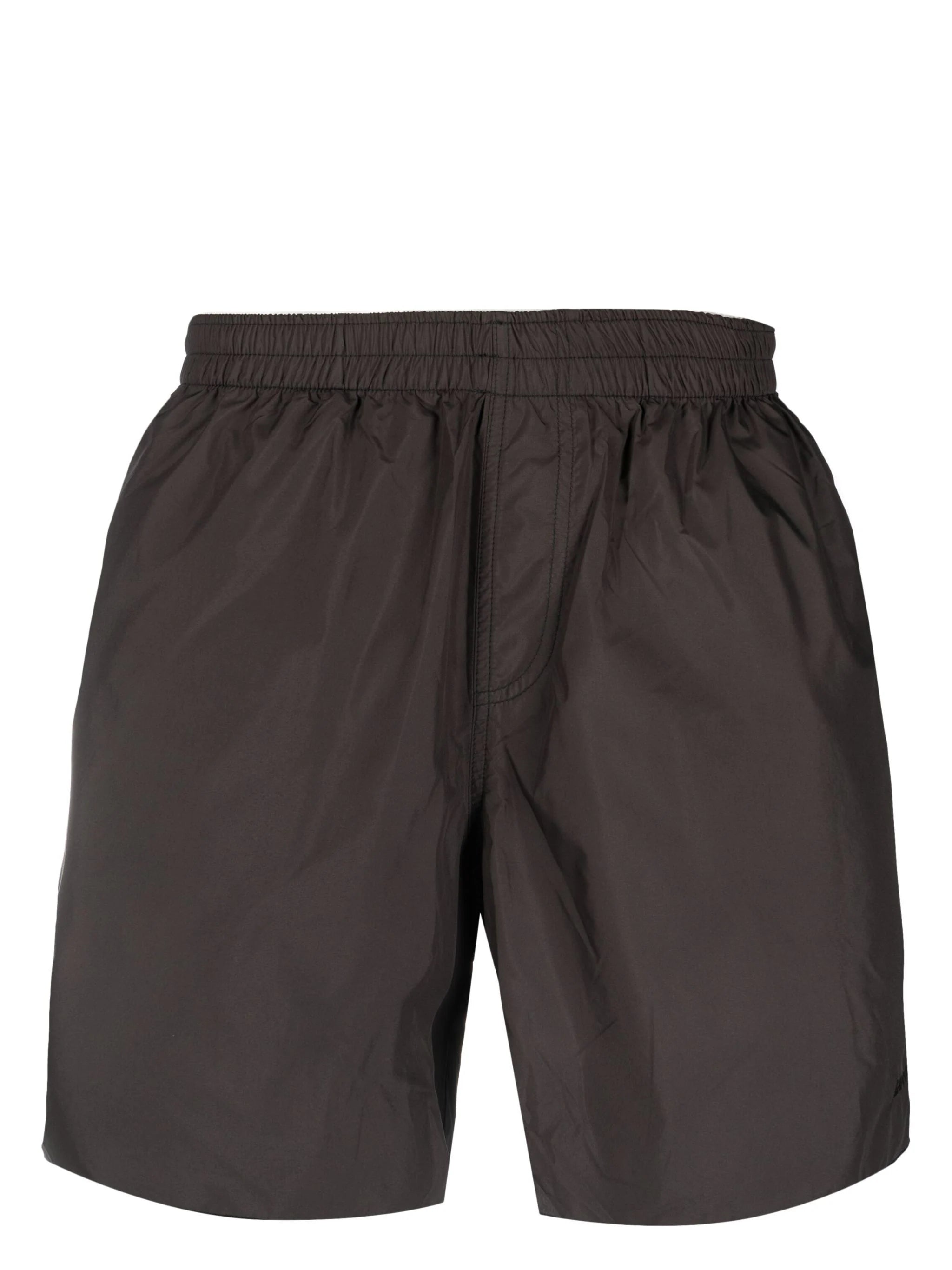 Elasticated-Waistband Swim Shorts