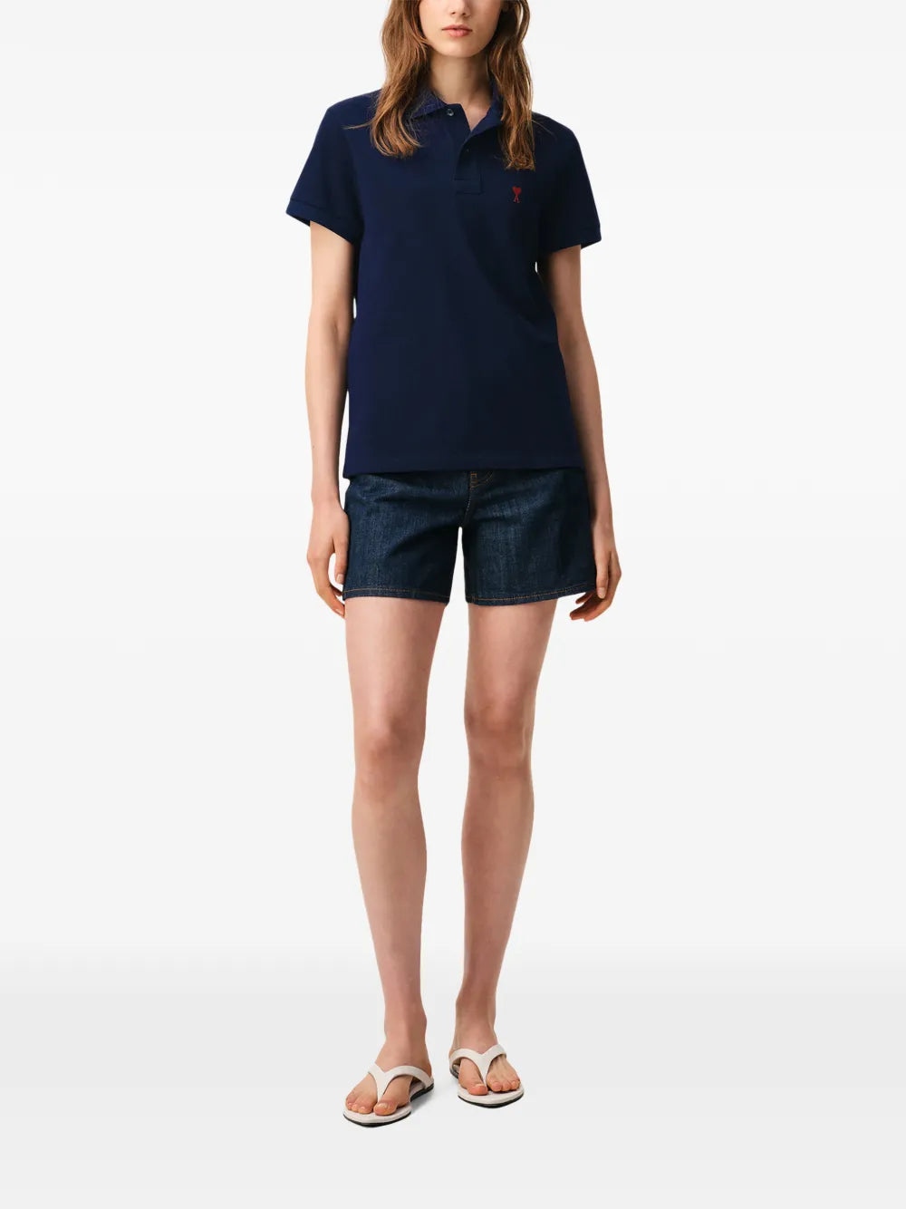 Ami de Coeur embroidered-logo polo shirt
