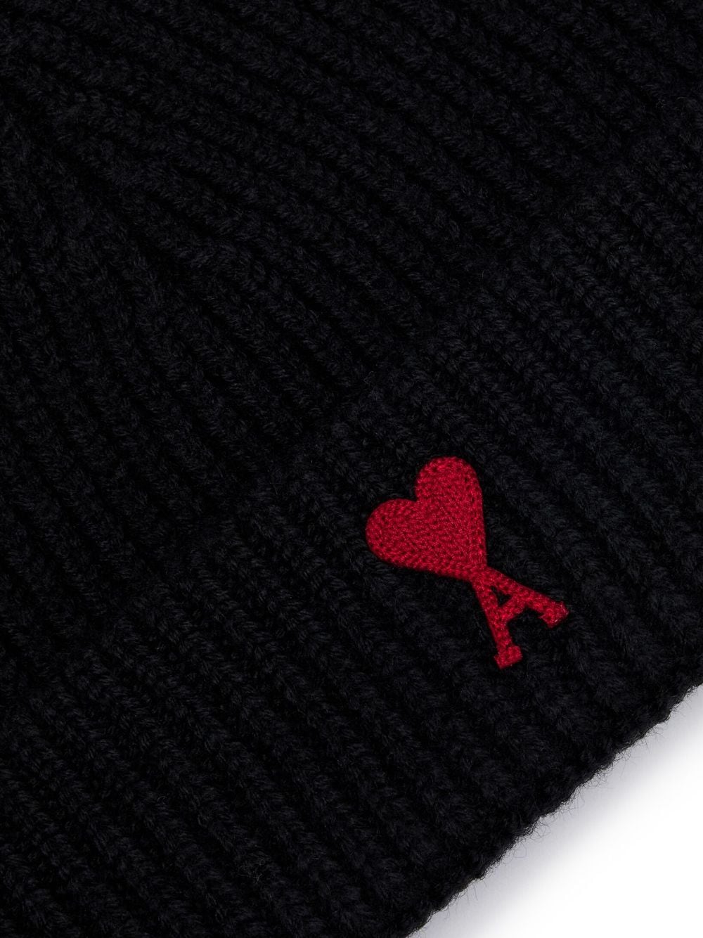 Logo-Embroidered Ribbed-Knit Beanie