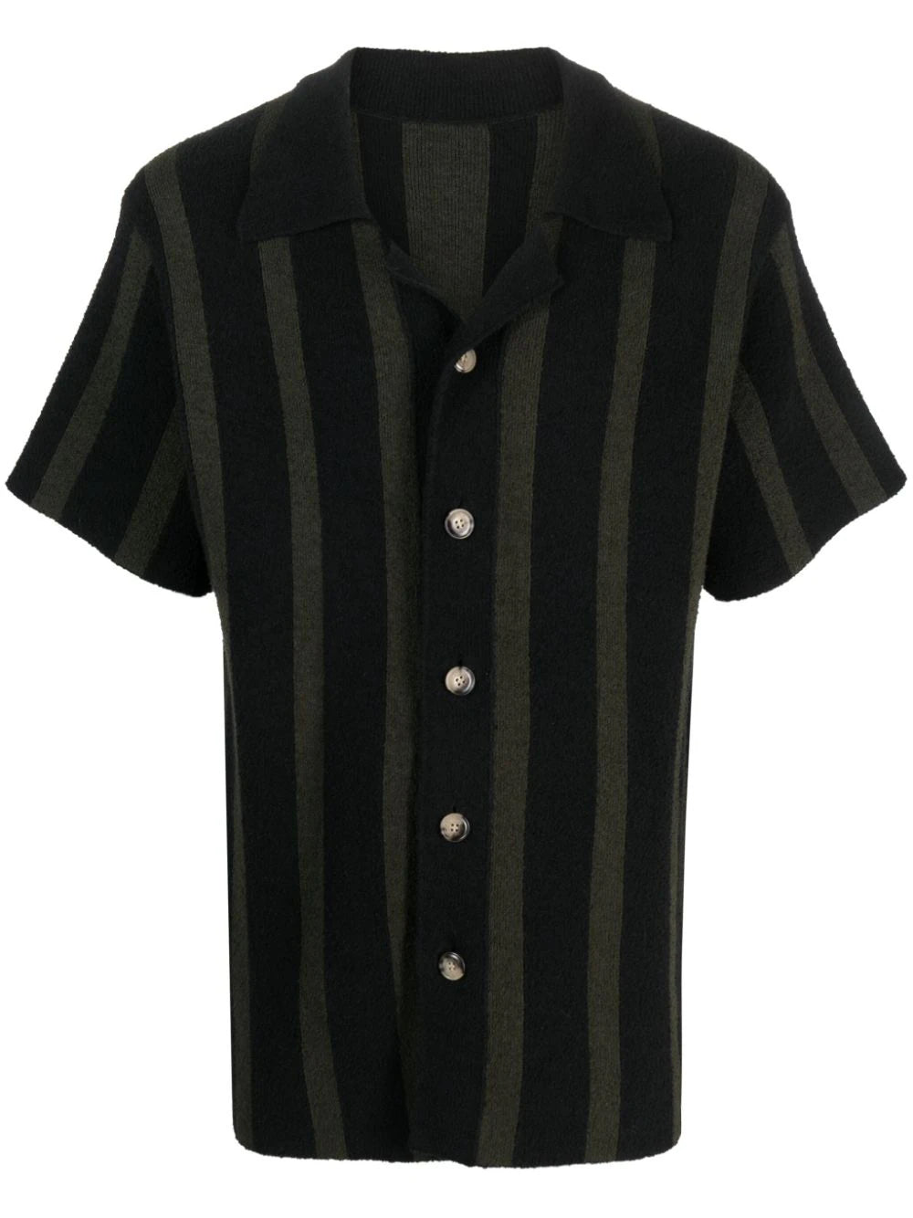 Almar Striped Terry-Cloth Shirt