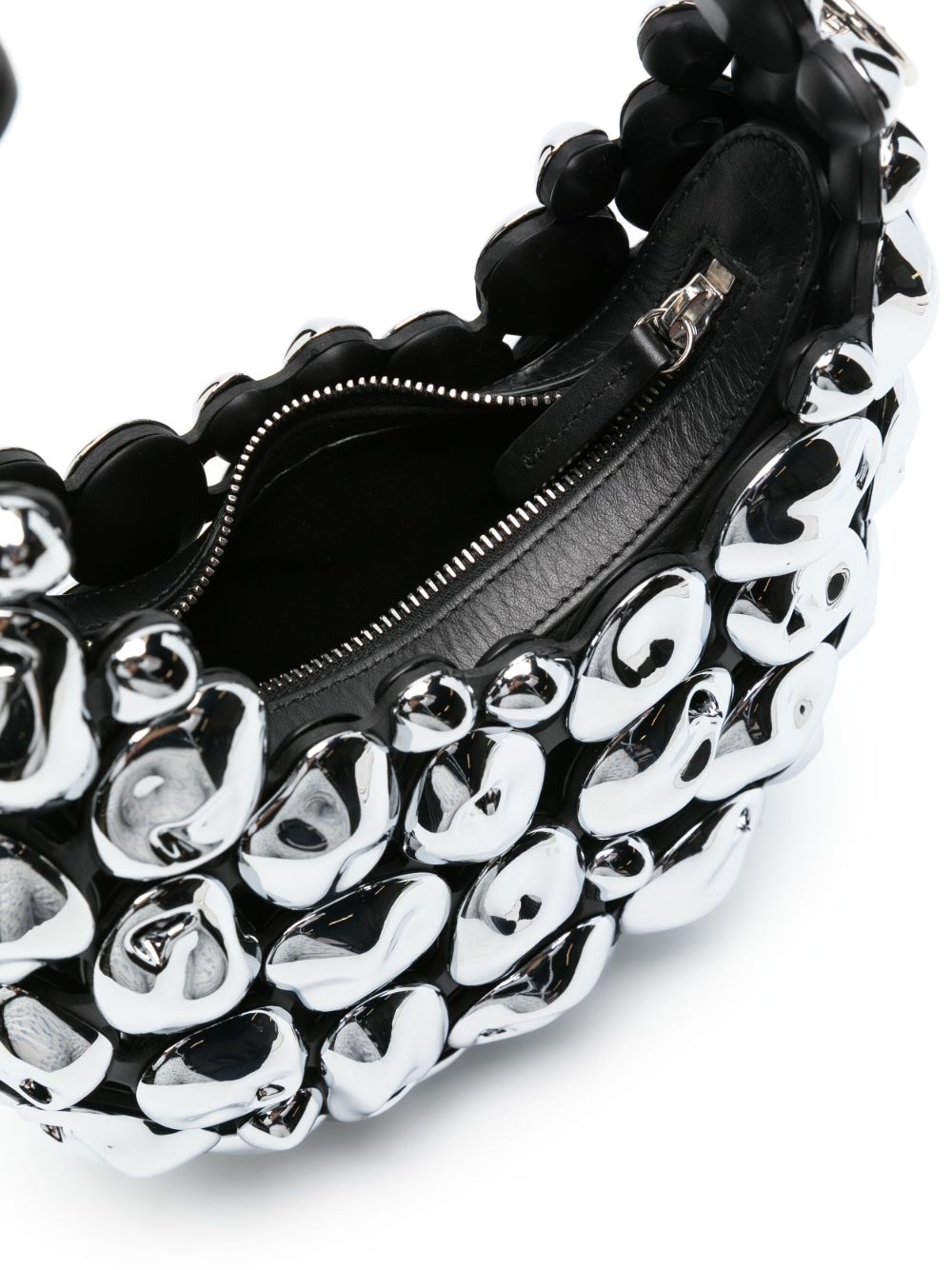 Stone Cloud Metallic Shoulder Bag