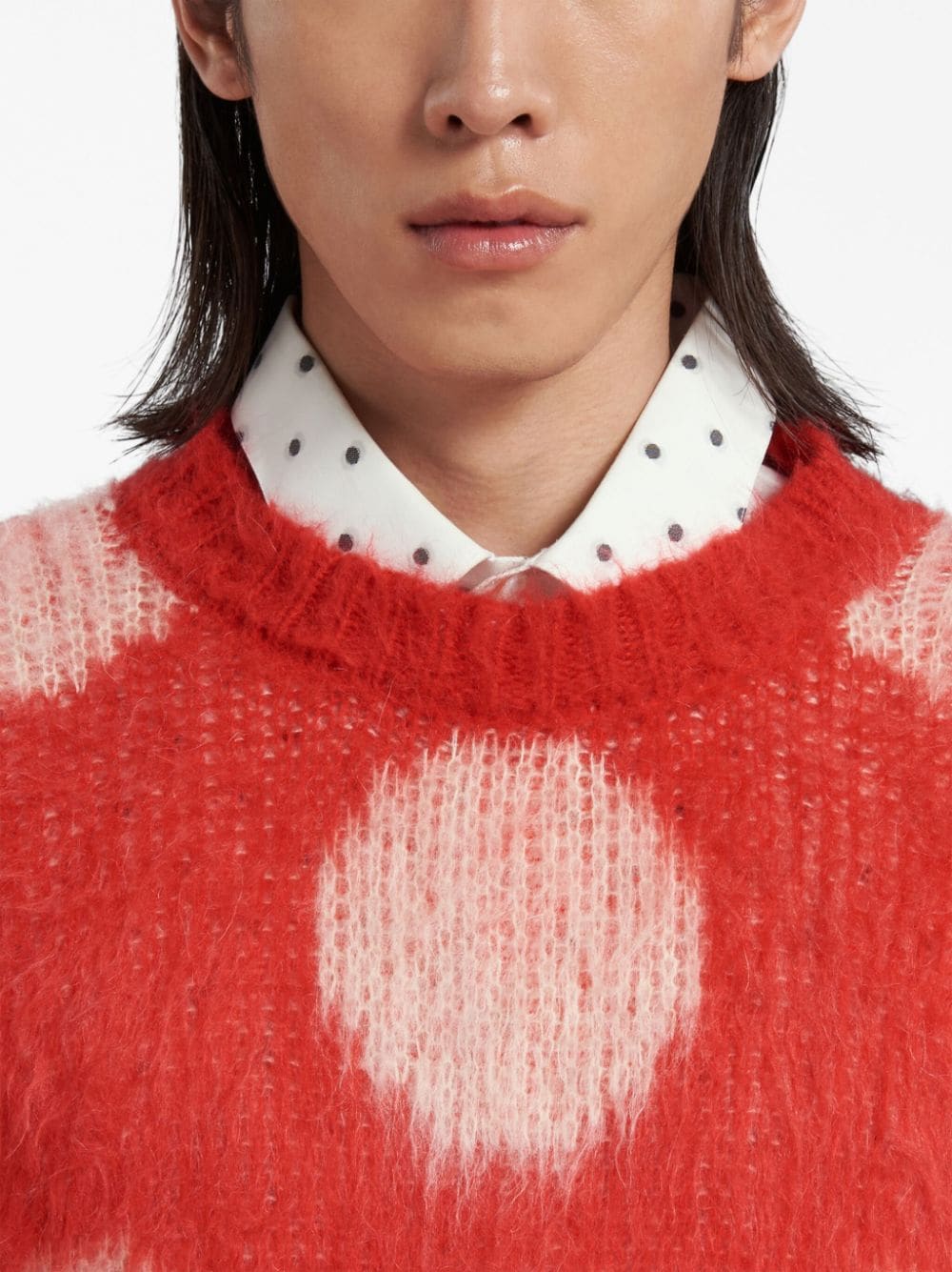 Polka-Dot Knitted Jumper