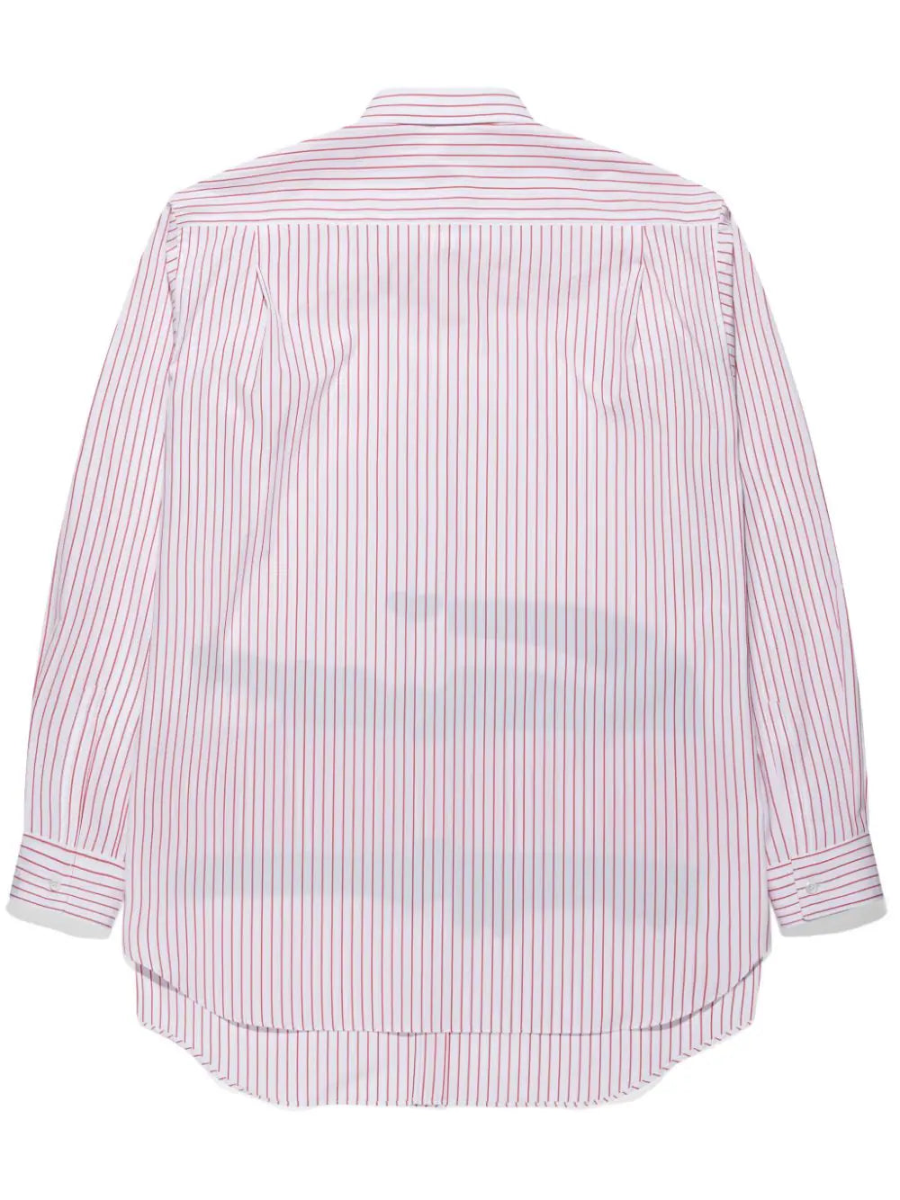 Crocodile-Print Pinstriped Shirt