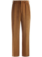 Pressed-Crease Tailored Trousers