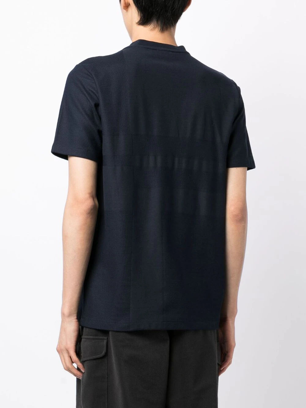 Jacquard Crew-Neck T-Shirt