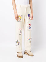 Museum Embroidered Corduroy Trousers
