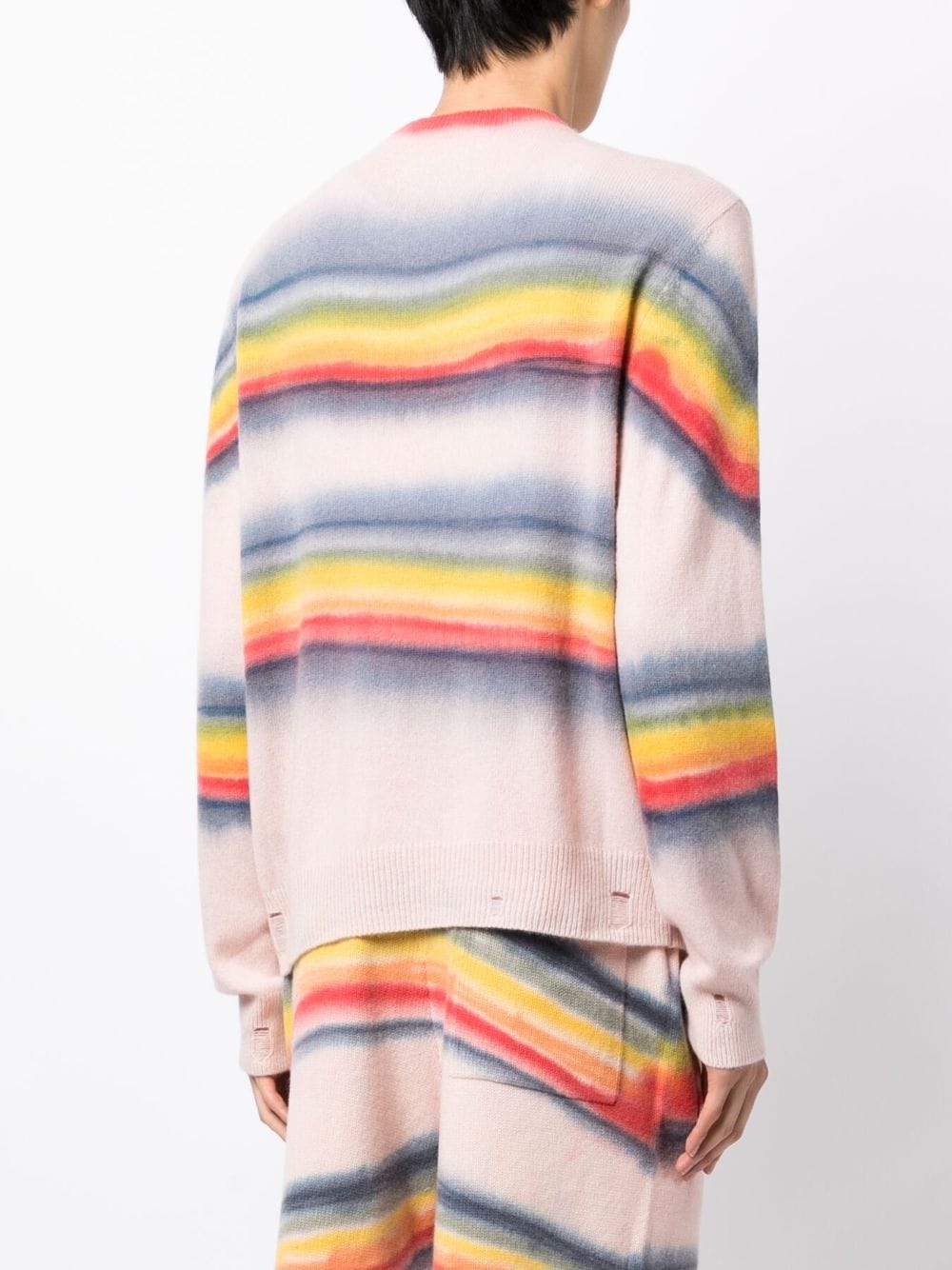 Rainbow Tie-Dye Crew-Neck Sweatshirt