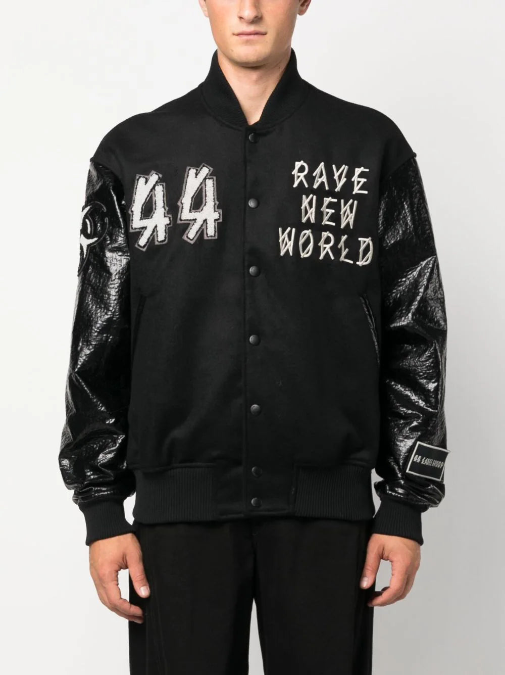 Grad Logo-Patch Bomber Jacket