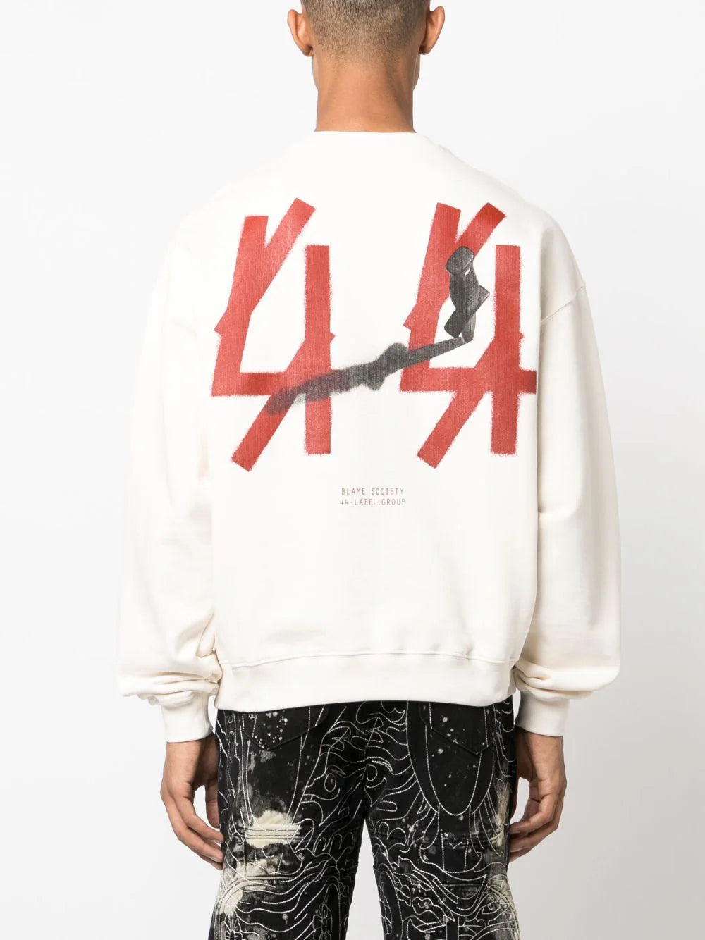 Graphic-Print Cotton Sweatshirt