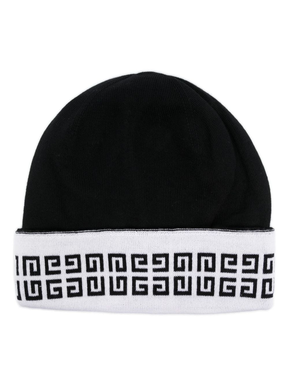 Logo-Print Wool Beanie