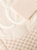 Intarsia-Knit Logo Wool Jumper