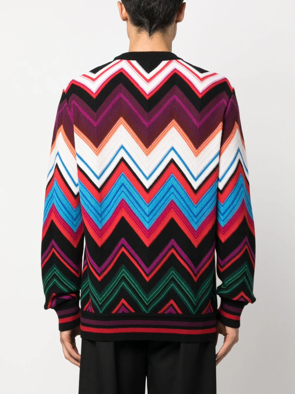 Zigzag Crew-Neck Jumper