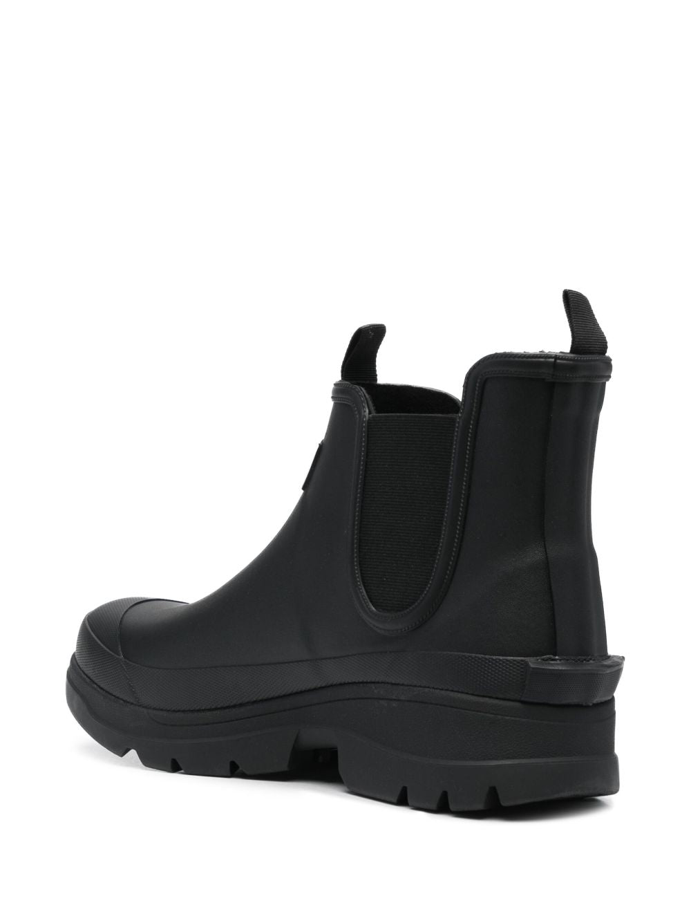 logo-patch ankle boots