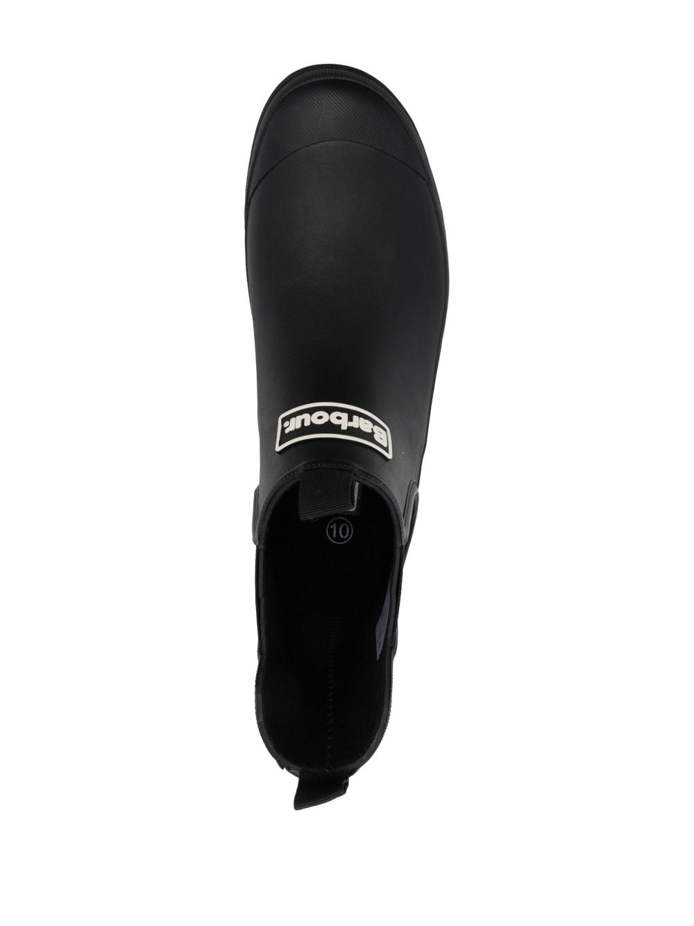 logo-patch ankle boots