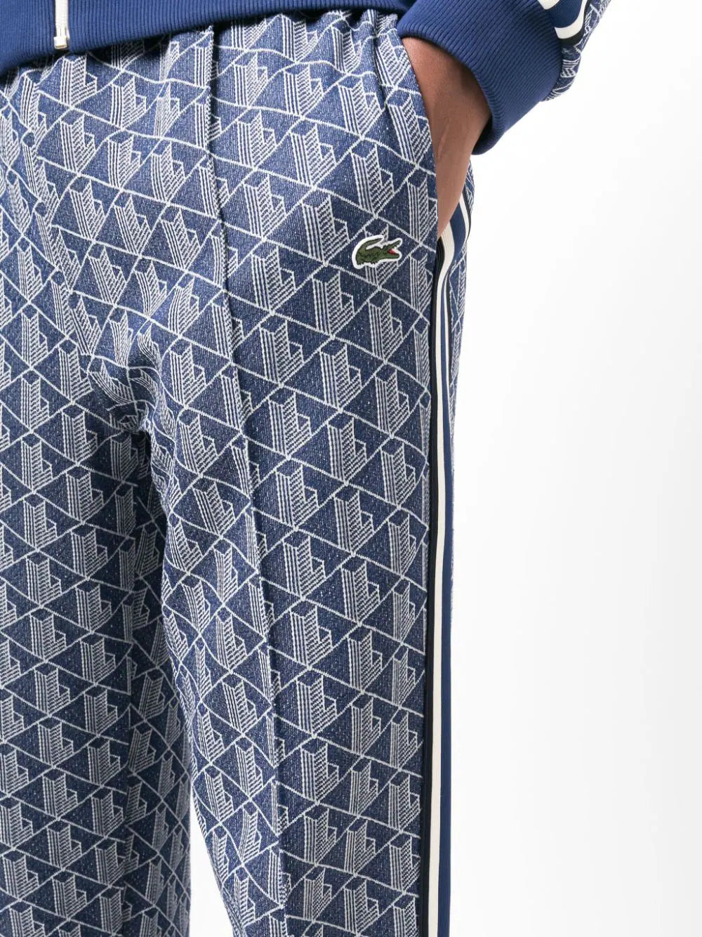 Jacquard Monogram-Pattern Track Pants