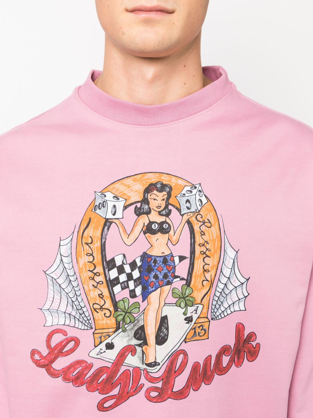 Graphic-Print Cotton Sweatshirt