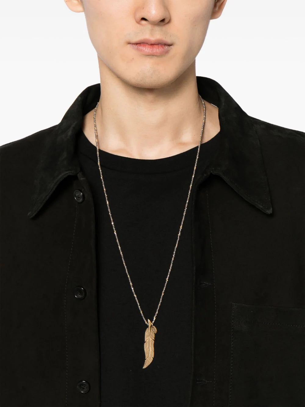 24Kt Gold-Plated Pendant Necklace