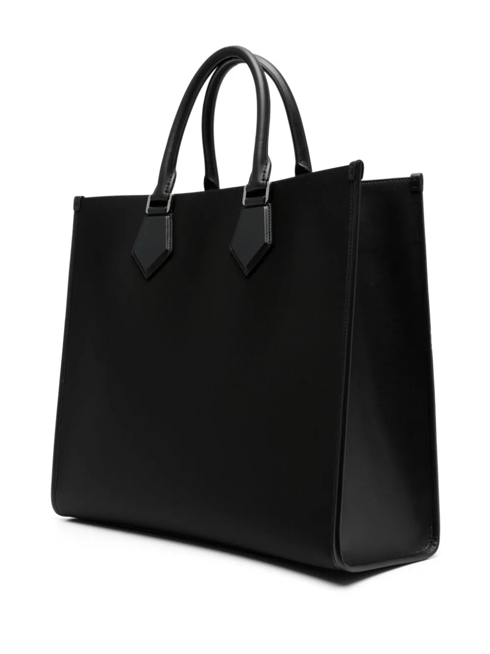 Large Logo-Embossed Tote Bag