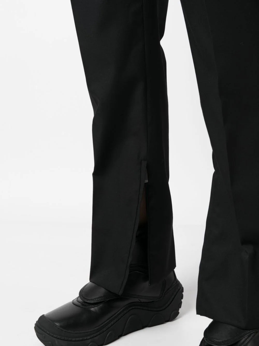 Straight-Leg Wool Trousers