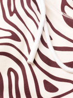 Swirl-Print Cotton Track Pants