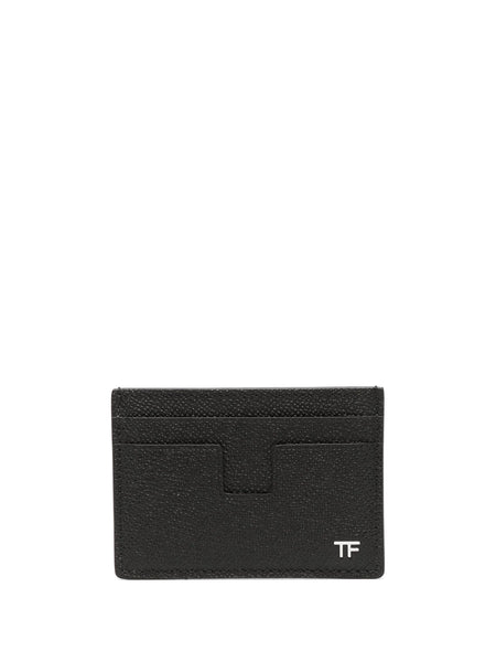 Monogram-Plaque Leather Cardholder