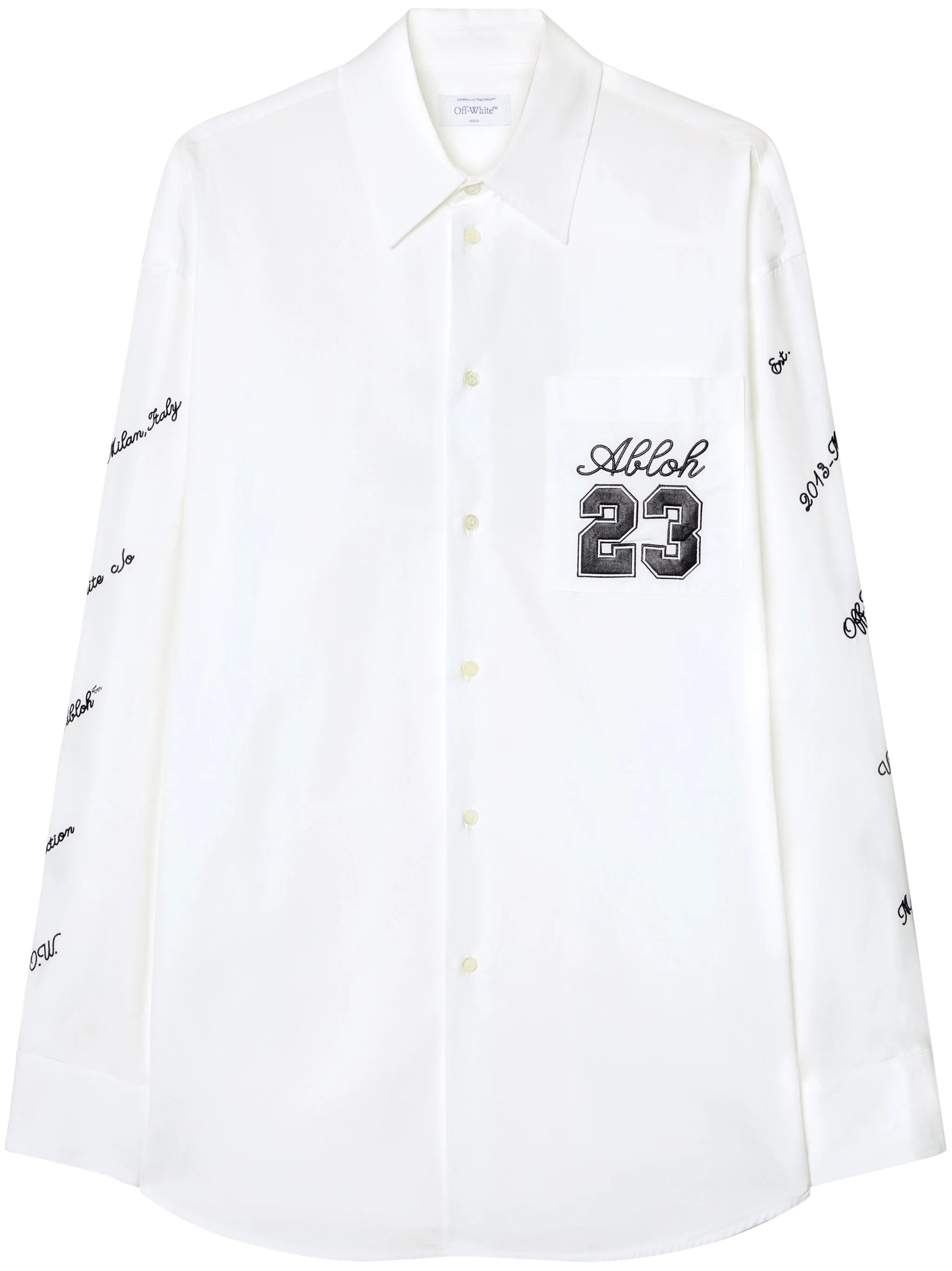 Logo-Embroidered Cotton Shirt