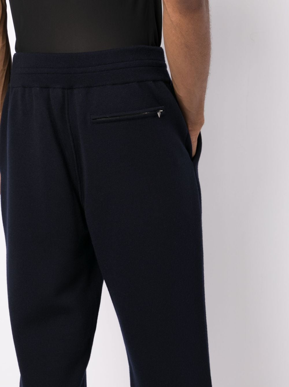 Straight-Leg Wool-Blend Track Pants