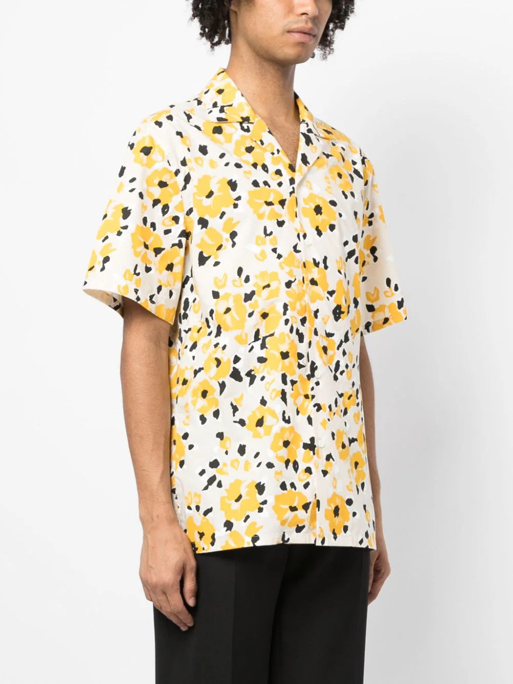 Floral-Print Cotton Shirt