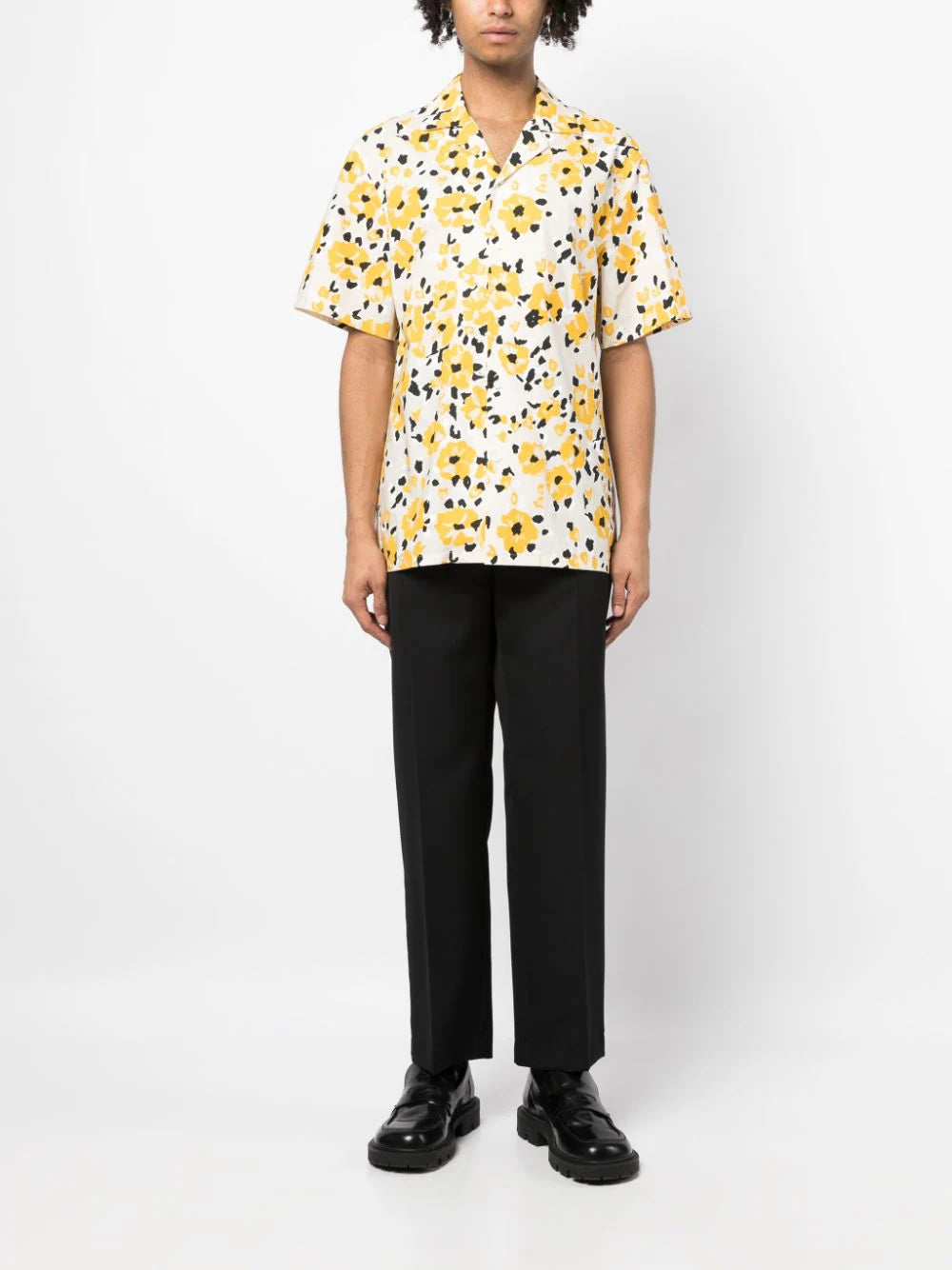 Floral-Print Cotton Shirt