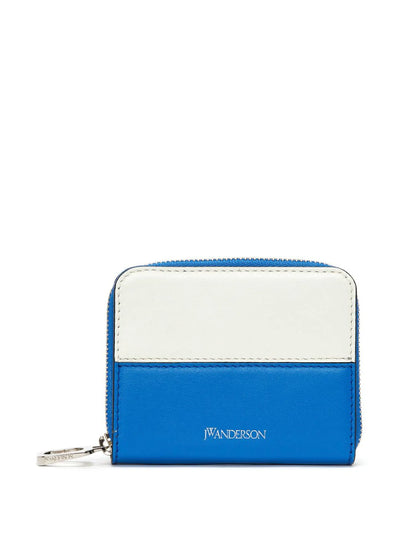 Logo-Print Colour-Block Coin Purse