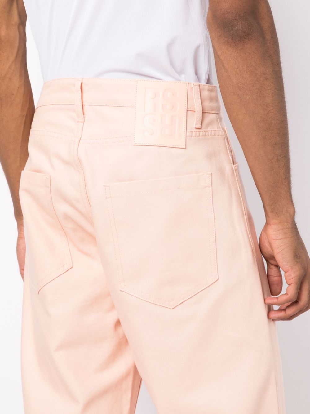 Straight-Leg Cotton Trousers