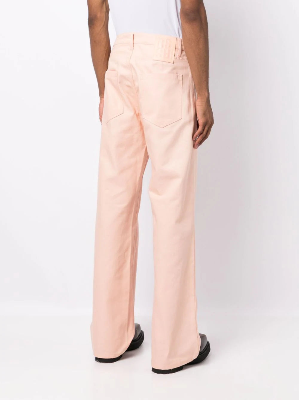 Straight-Leg Cotton Trousers