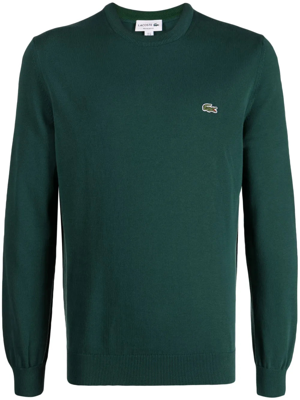 logo-embroidered cotton jumper