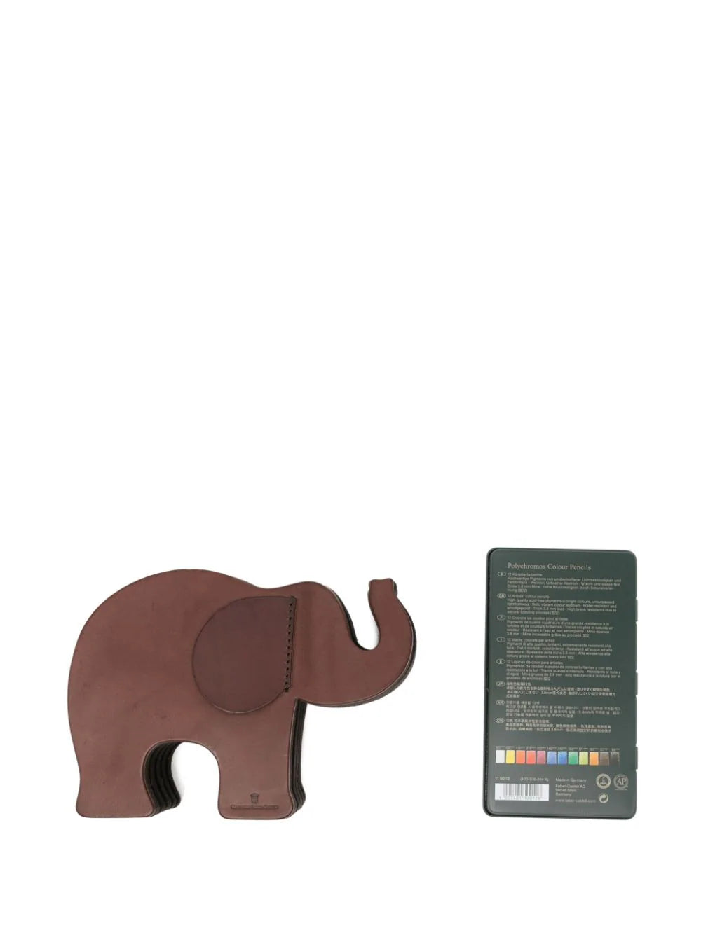 Medium Elephant Leather Pen Holder