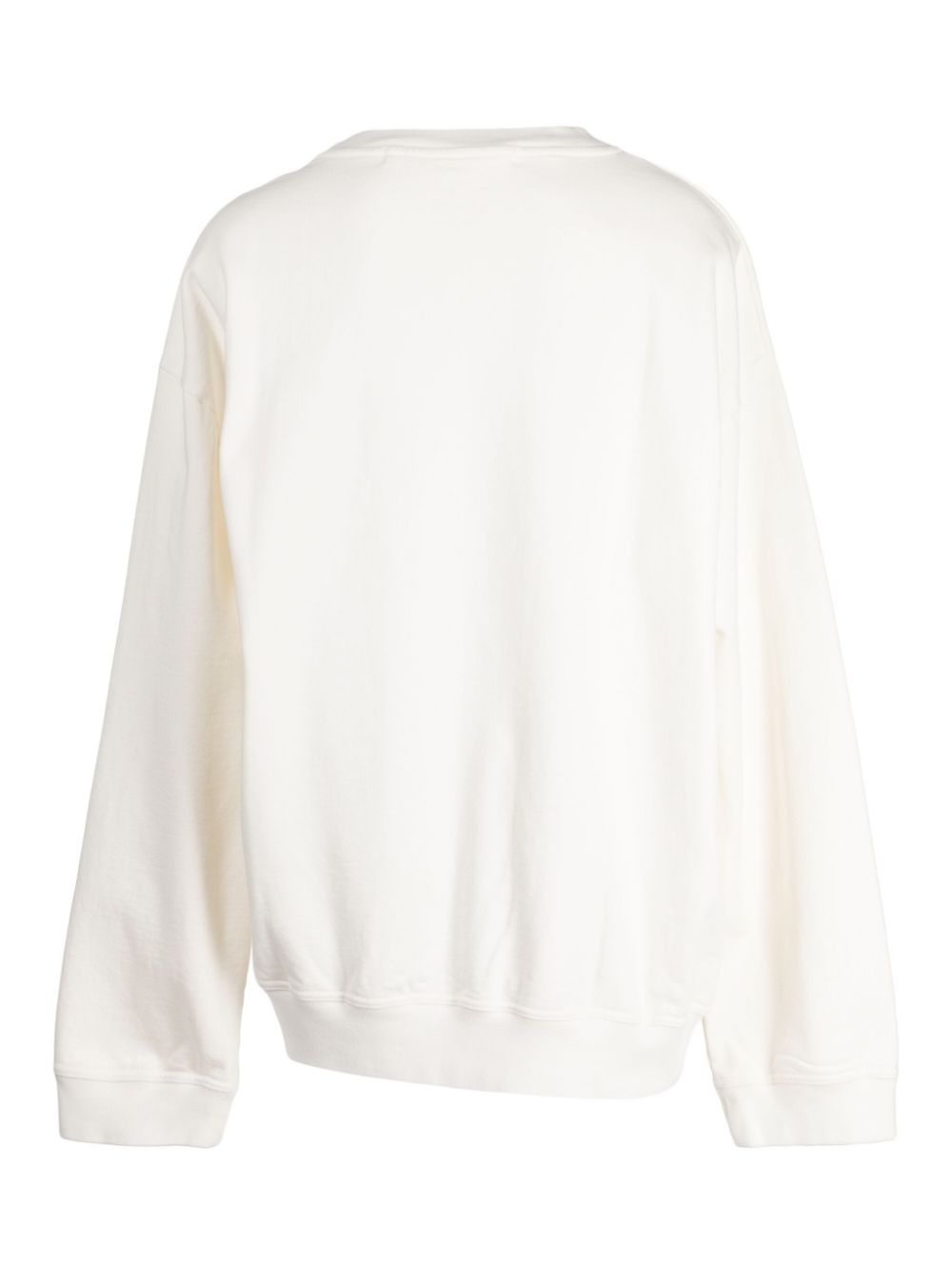 Ruched-Detail Cotton Sweatshirt