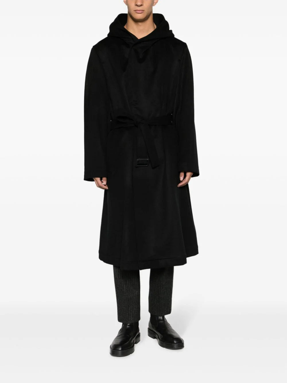 Hooded Belted Coat