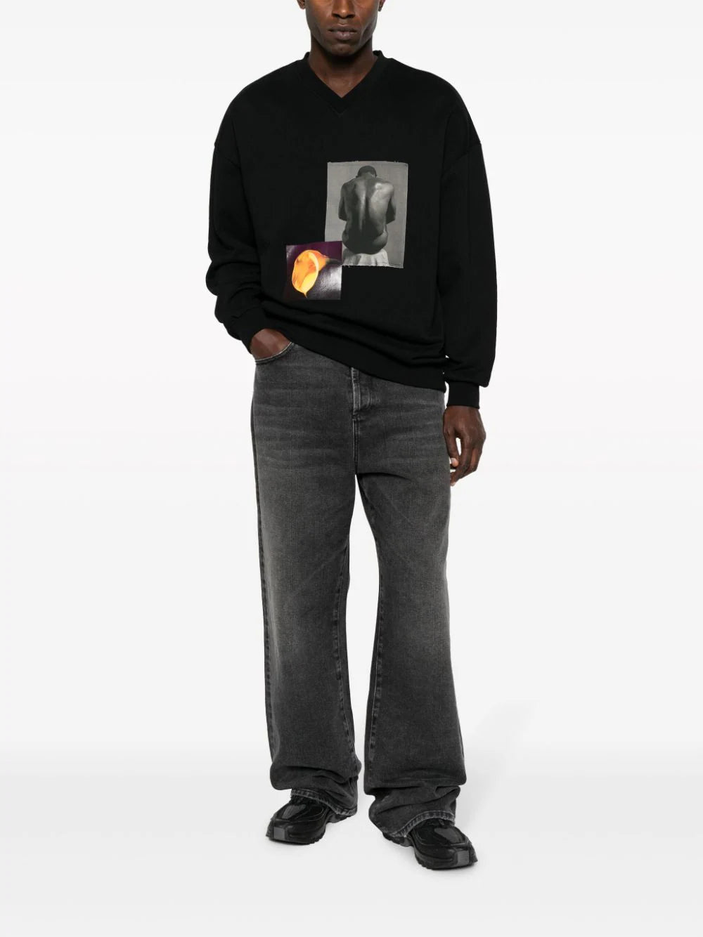 X Robert Mapplethorpe Graphic-Print Jumper