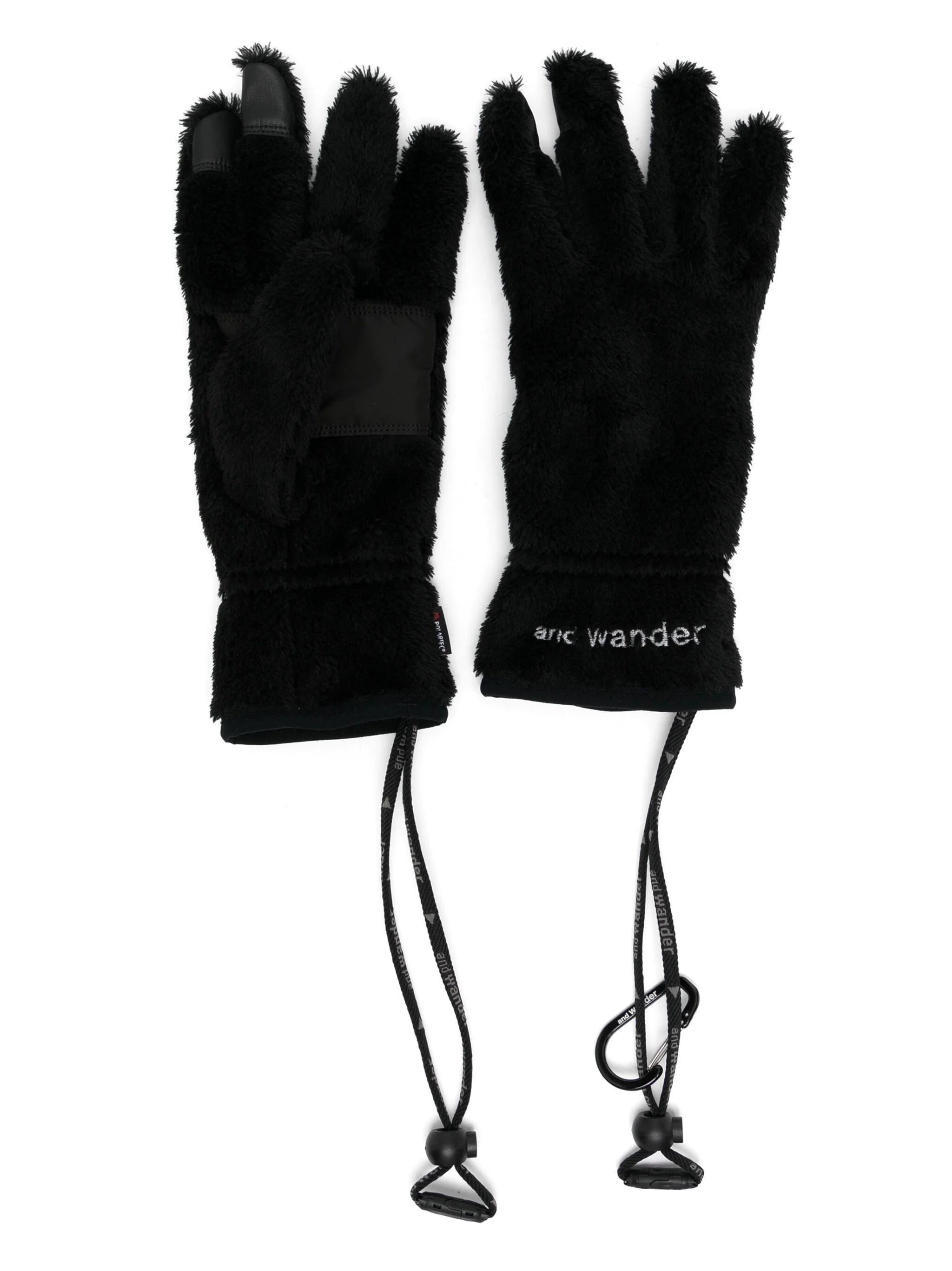 Logo-Embroidered Fleece Gloves