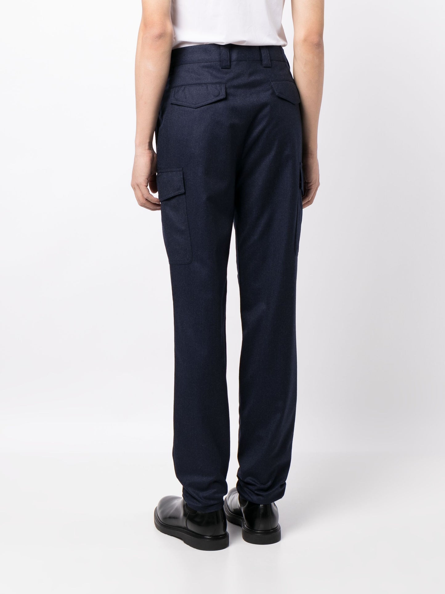 Straight-Leg Wool Trousers